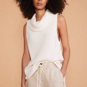 LOU & GREY Sleeveless Cowl Neck Tunic Sweater XS